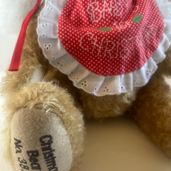 RARE!! Hermann spielwaren bear  Mohair Jointed Limited Edition Christmas 1981 - Picture 3 of 13